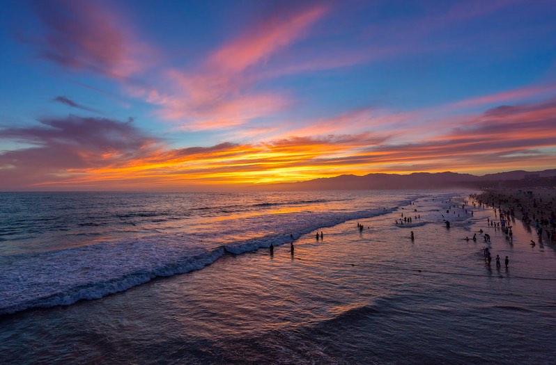 Santa Monica Pier Sunset