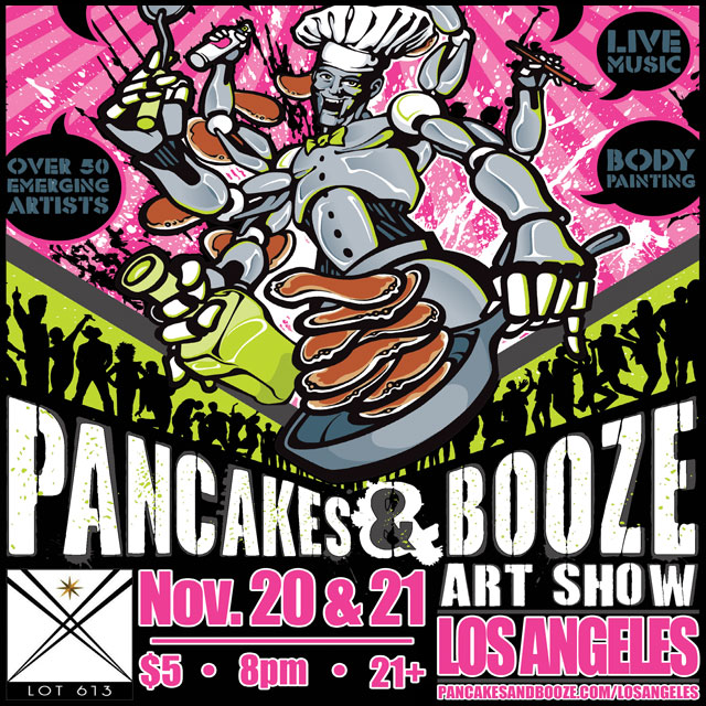 Pancake Booze Art Show