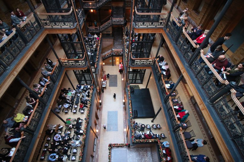 Bradbury Building Top Floor View