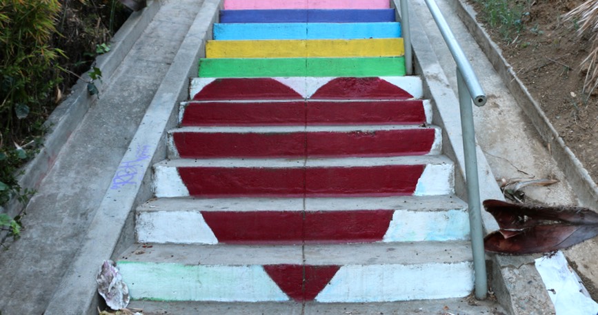 Music Box Secret Stairs in Silver Lake