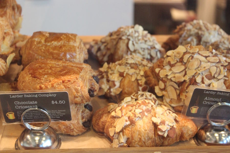 larder baking company pastries display