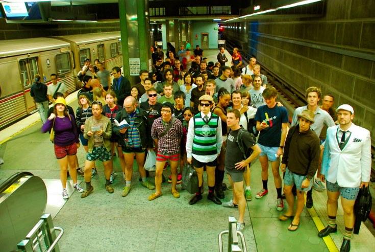 No Pants Metro Ride 2009