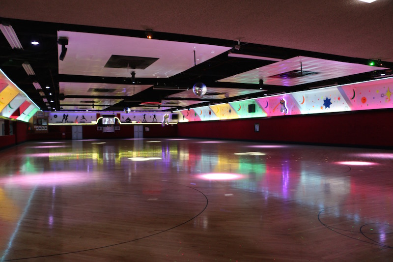 Moonlight Rollerway Empty Rink