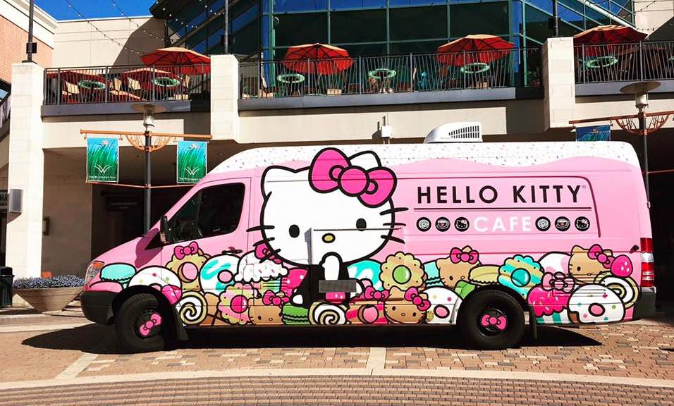 Hello Kitty Food Truck Cold Brew At Dunkin And Other Tasty