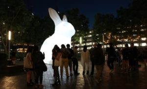 Intrude Bunny Sculptures