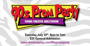 90s prom party featured