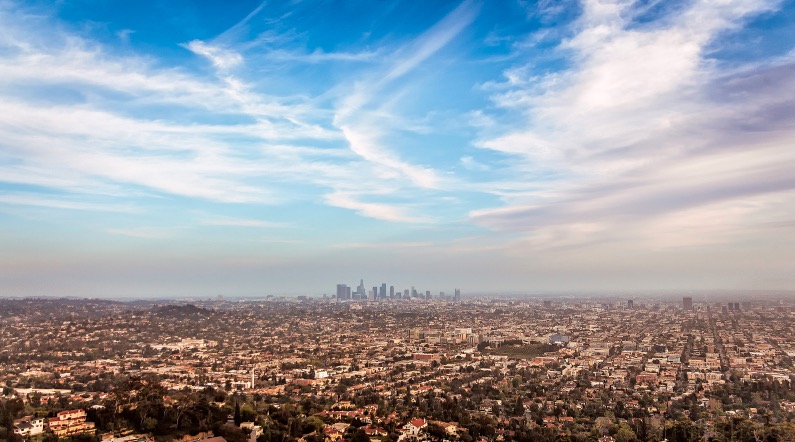 Downtown Los Angeles view