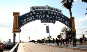 Santa Monica Pier entrance