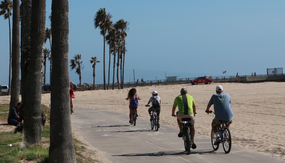 Bike path Venice Beach