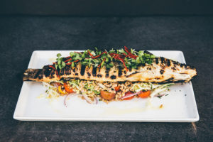 ivory grilled branzino