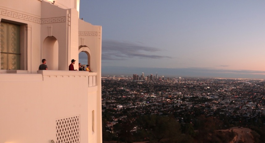 Griffith Observatory at dusk