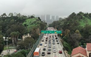 110 Freeway South into DTLA