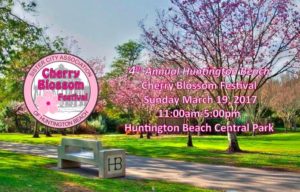 Huntington Beach Cherry Blossom Festival at Huntington Beach Central Park