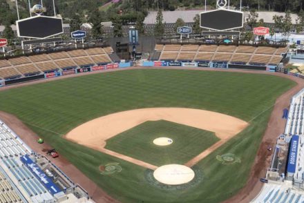 Dodger Stadium empty stands