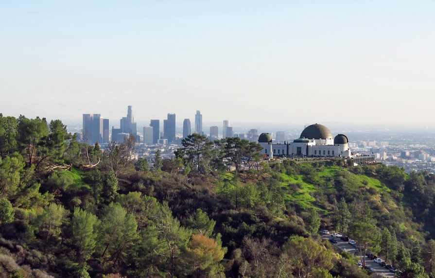 Griffith Park view from Mt. Hollywood