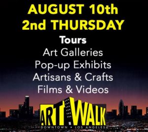 DOWNTOWN LOS ANGELES ART WALK august 2017