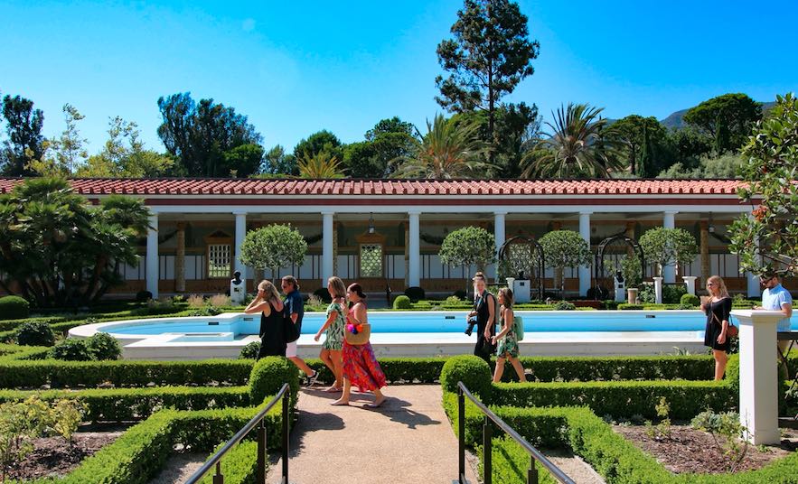 Getty Villa summer walk