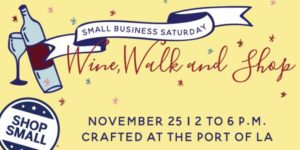Wine, Walk and Shop at CRAFTED
