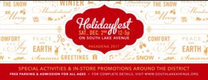 South Lake Avenue Holidayfest 2017