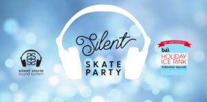 Silent Skate Party at the Bai Holiday Ice Rink in Pershing Square