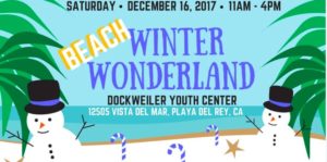 Beach Winter Wonderland at the Dockweiler Youth Center