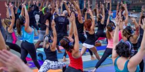 Positive Vibes // Silent Disco YOGA at FIGat7th