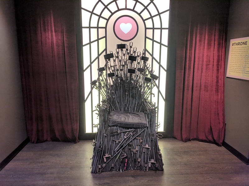 Iron Throne of Selfies