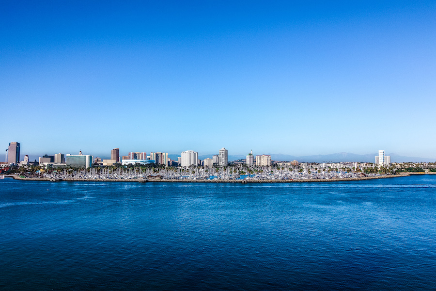View of Downtown Long Beach