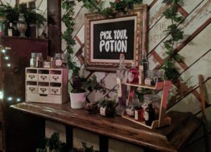 wizards den potion table