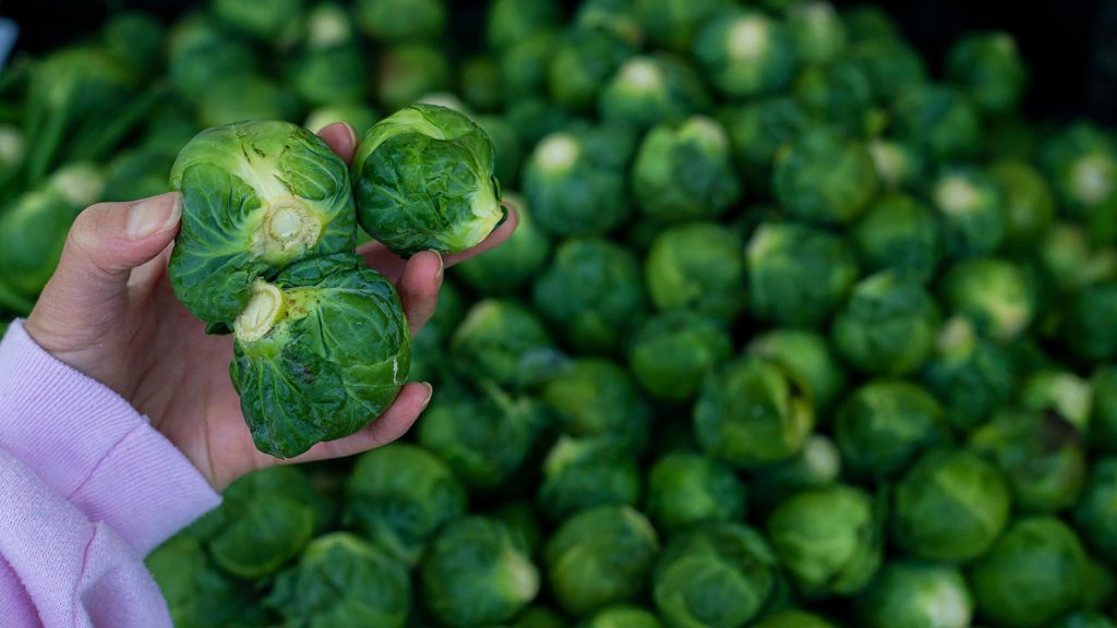 Brussel Sprouts at Silver Lake Farmers Market