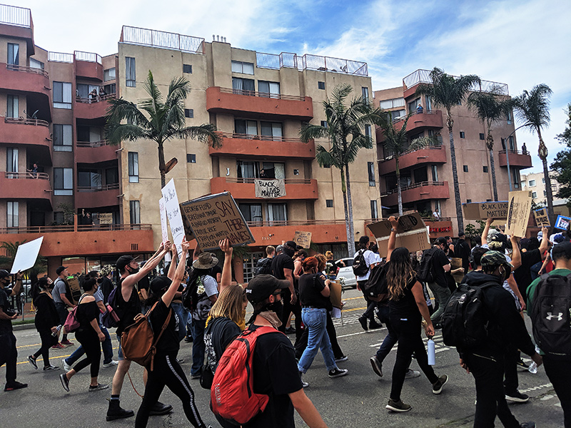 Black Lives Matter Protest Hollywood