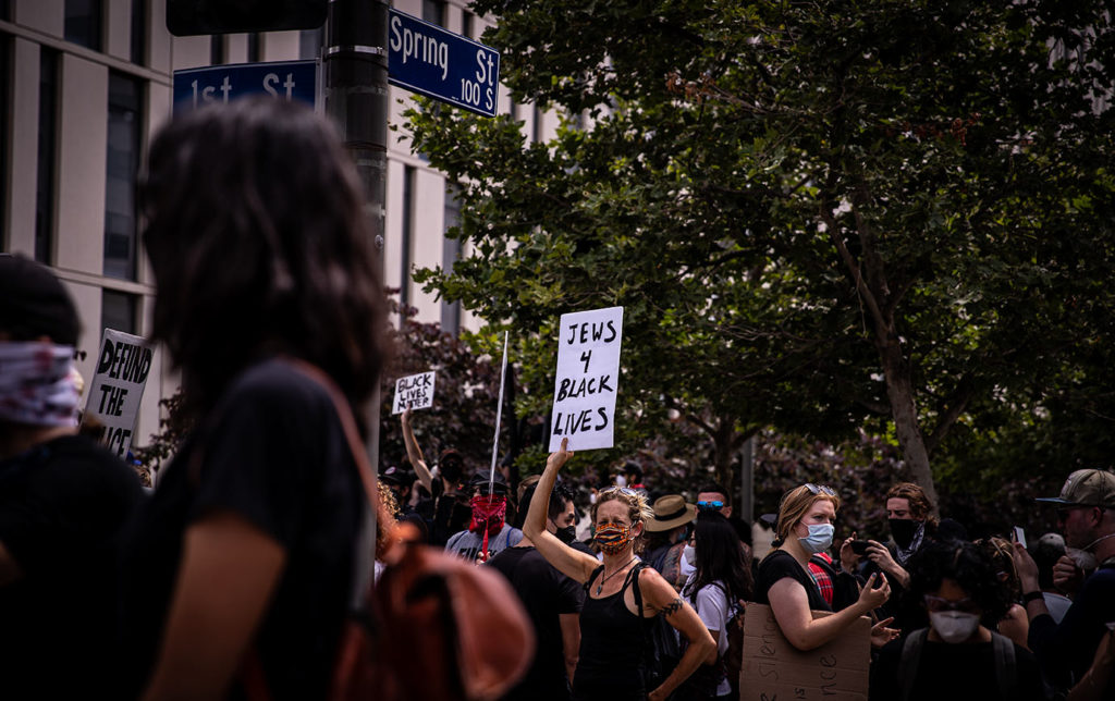 Jews for Black Lives Matter at Spring and 1st