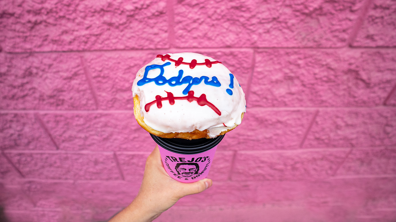 Dodgers Donut Trejo's Coffee and Donuts