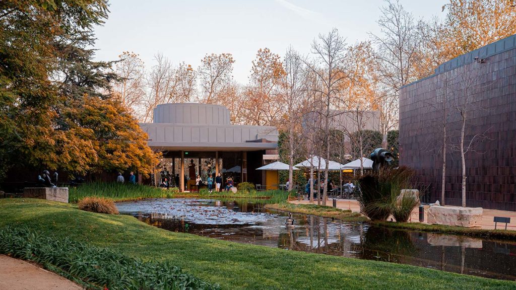 The Norton Simon Museum's garden