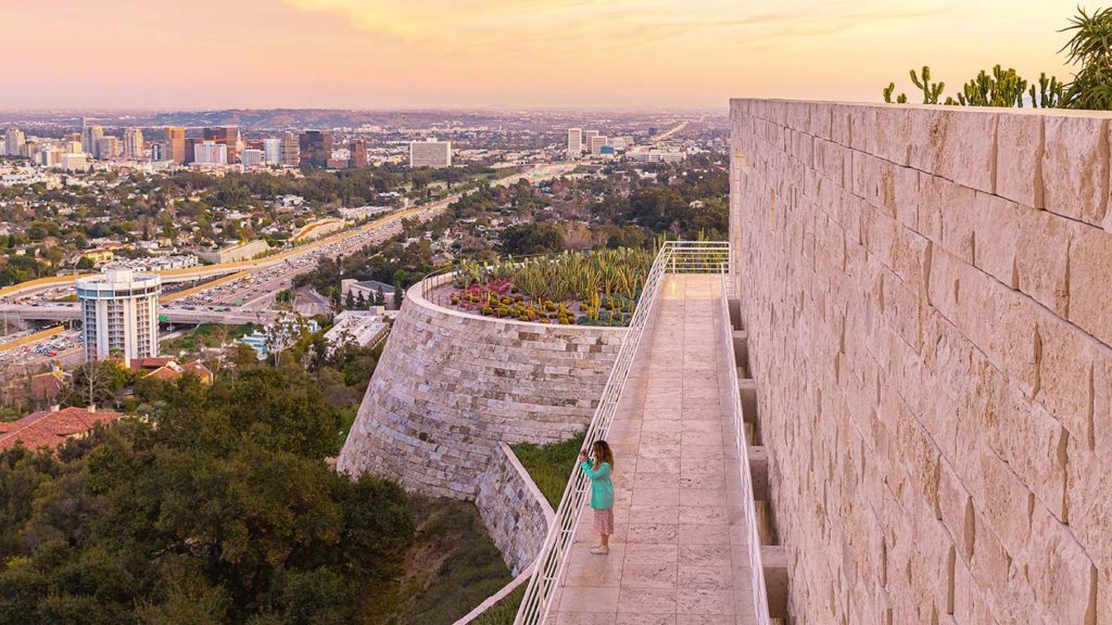 The Getty Sunset View Freeway