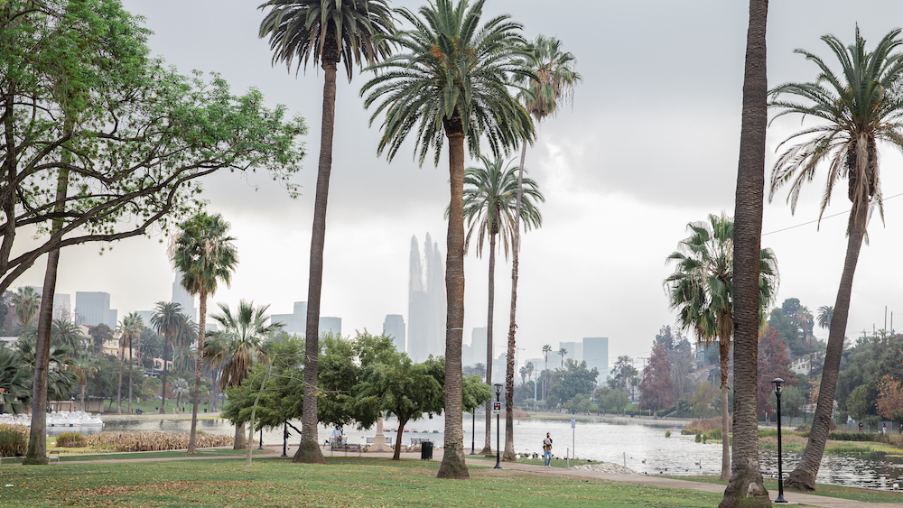 Walking Around Echo Park Lake