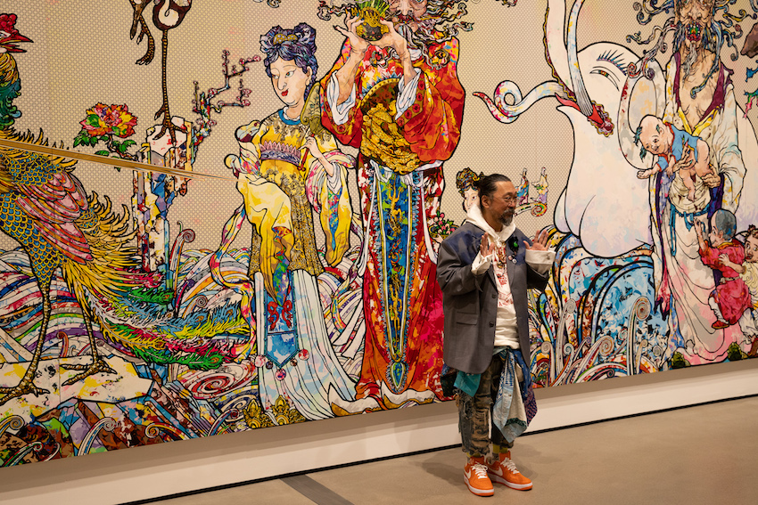 Takashi Murakami wallpapers taken at the Broad in Los Angeles