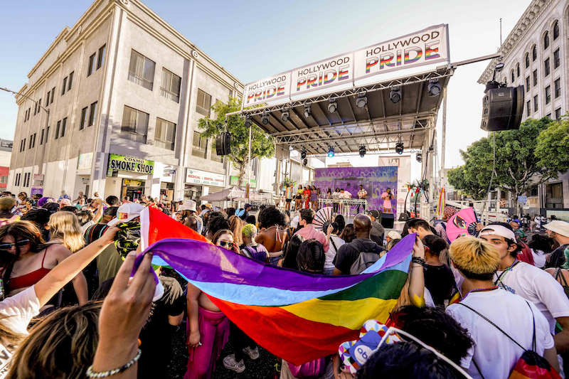 LA Pride Festival in Hollywood